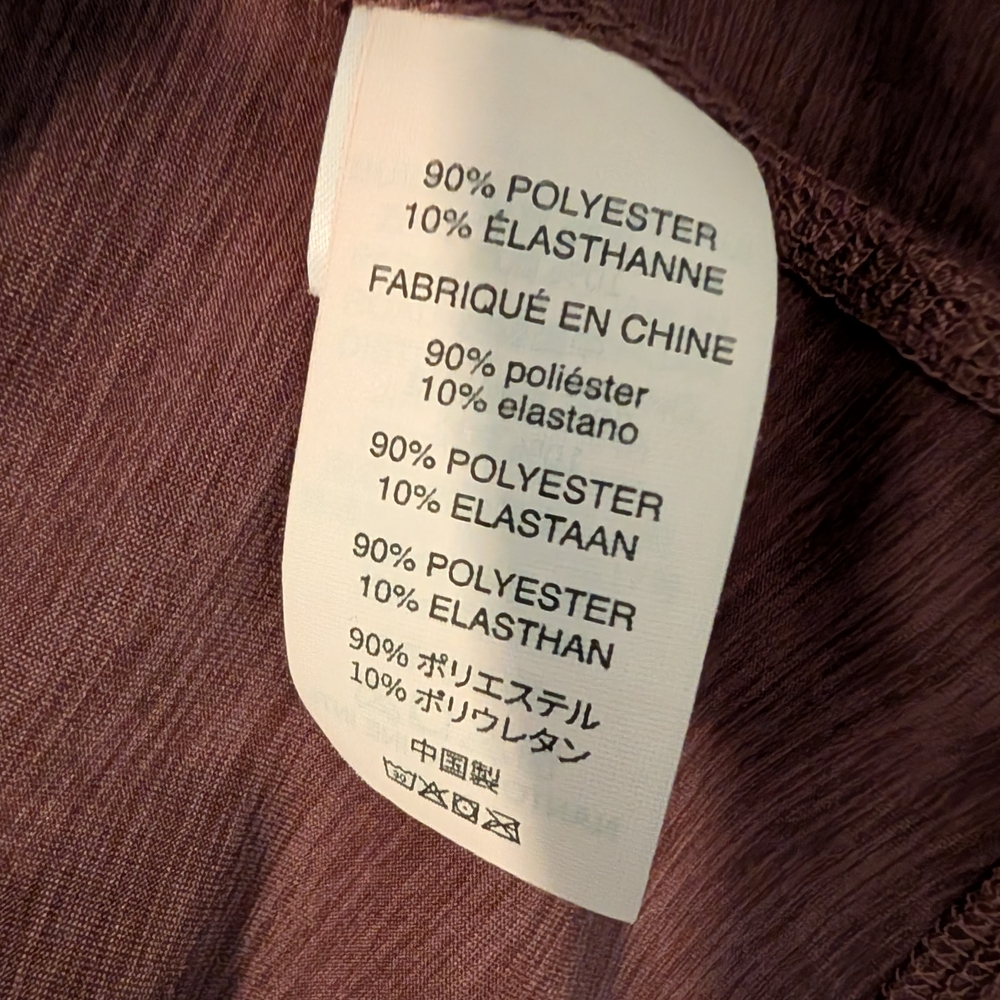 Vuori Large Women's Long Sleeve Top - dusty Light Purple - Picture 3 of 5